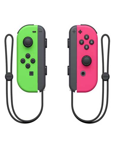 دسته joy con نیتندوسوییچ صورتی/ سبز