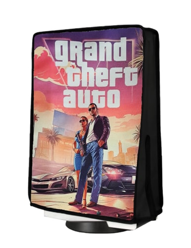 کاور کنسول PS5 اسلیم طرح GTA