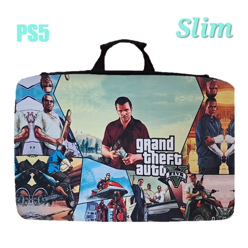 کیف حمل کنسول PS5 slim طرح GTA - Image 4