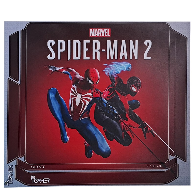 برچسب کنسول PS4 (iG) طرح مرد عنکبوتی SPIDER MAN - Image 2