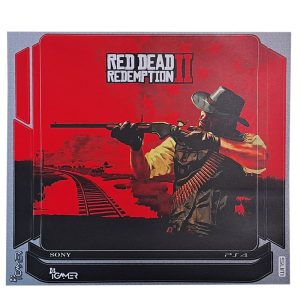 برچسب کنسول PS4 (iG) طرح RED DEAD II