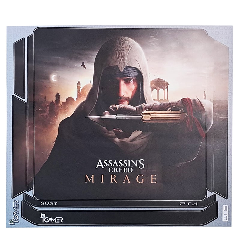 برچسب کنسول PS4 (iG) طرح Assassins Creed - Image 2