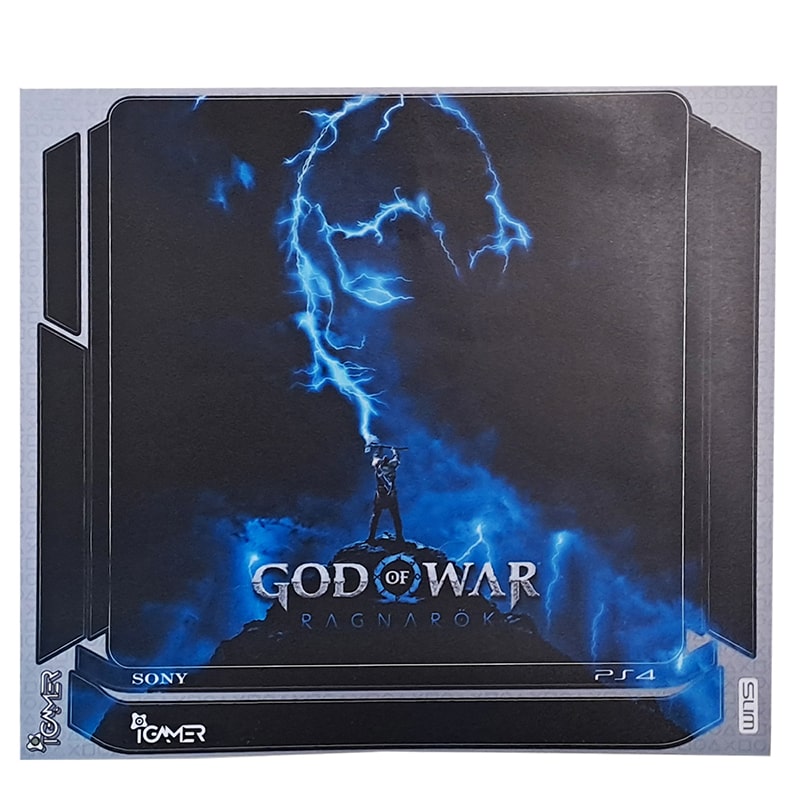 برچسب کنسول PS4 (iG) طرح GOD OF WAR - Image 2