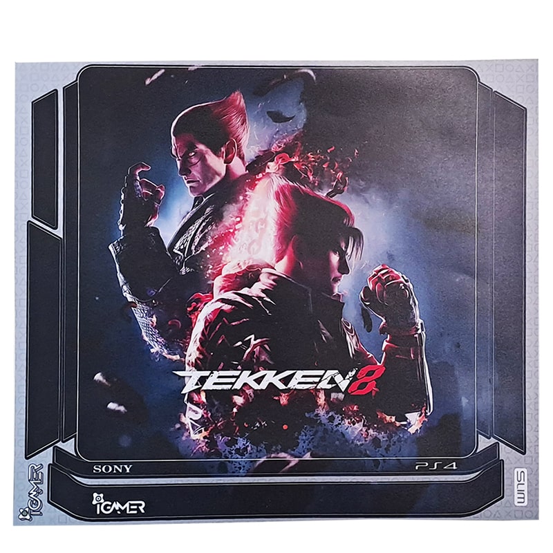 برچسب کنسول PS4 (iG) طرح TEKKEN 8 - Image 2