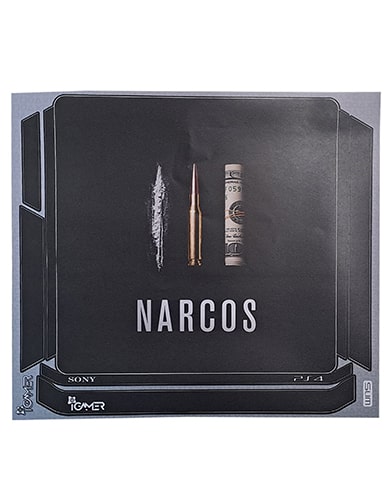 برچسب کنسول PS4 (iG) طرح نارکو NARCOS
