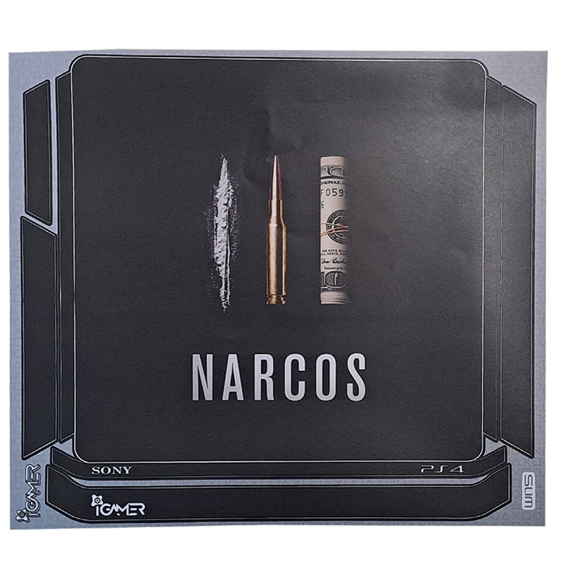 برچسب کنسول PS4 (iG) طرح نارکو NARCOS - Image 2
