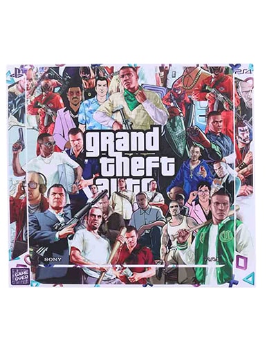 برچسب کنسول PS4 (GO) مدل جی تی ای GTA