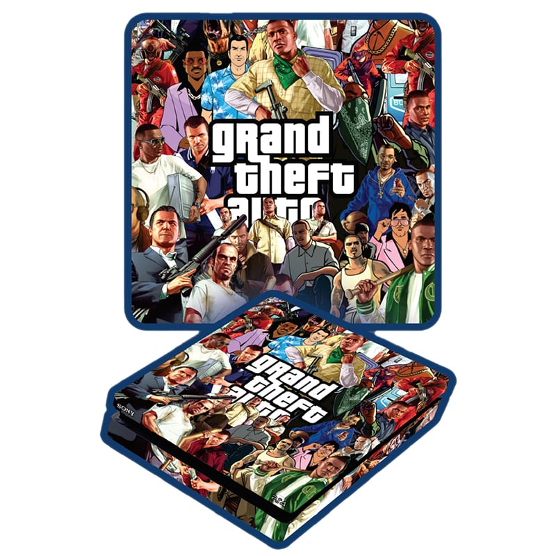 برچسب کنسول PS4 (GO) مدل جی تی ای GTA - Image 2