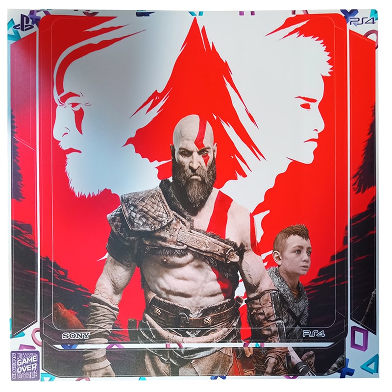 برچسب کنسول PS4 (GO) طرح GOD OF WAR - Image 2