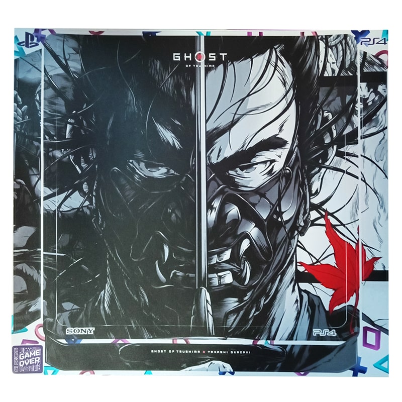 برچسب کنسول PS4 (GO) طرح شبح تسوشیما Ghost Of Tsushima - Image 2