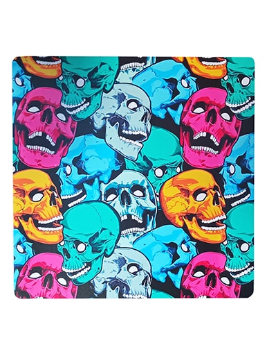برچسب کنسول PS4 (GO) طرح جمجمه رنگی SKULL
