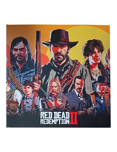 برچسب کنسول PS4 (GO) طرح red dead ii
