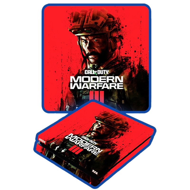 برچسب کنسول PS4 (GO) طرح ندای وظیفه call of duty - Image 2