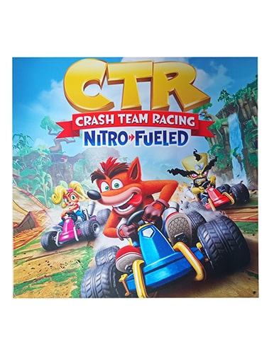 برچسب کنسول PS4 (GO) طرح کرش crash