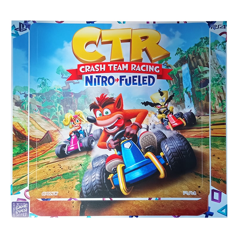 برچسب کنسول PS4 (GO) طرح کرش crash - Image 2