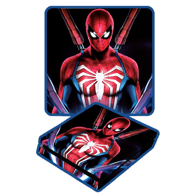 برچسب بدنه کنسول PS4 (GO) طرح مرد عنکبوتی spider man - Image 2