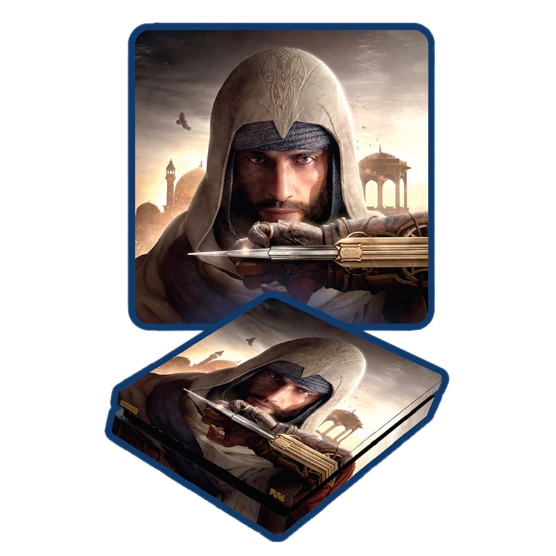برچسب بدنه کنسول PS4 (GO) طرح قاتلین Assassins Creed - Image 2