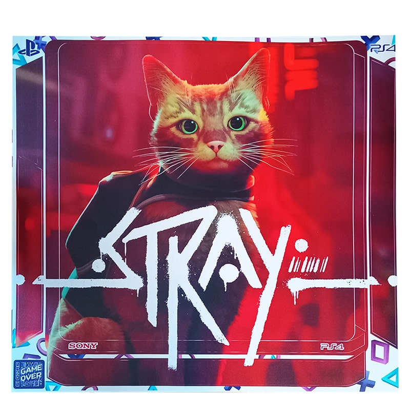 برچسب کنسول PS4 (GO) طرح STRAY - Image 3