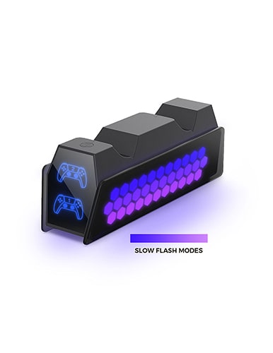 پایه شارژر RGB دسته PS5 دابی مدل DOBE tp5-3571 - Image 3