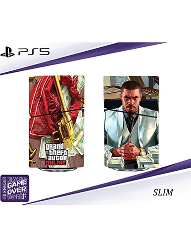 برچسب کنسول PS5 SLIM (GO) طرح GTA کد 2 - Image 2