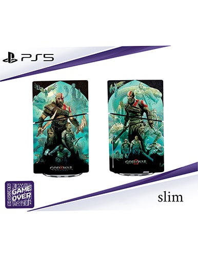 برچسب کنسول PS5 SLIM (GO) طرح GOD OF WAR کد 1 - Image 2