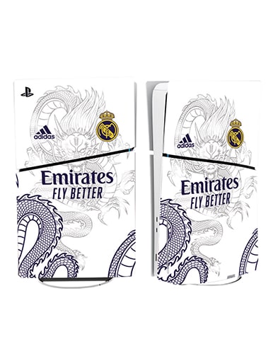 برچسب کنسول PS5 SLIM (GO) طرح رئال مادرید EMIRATES