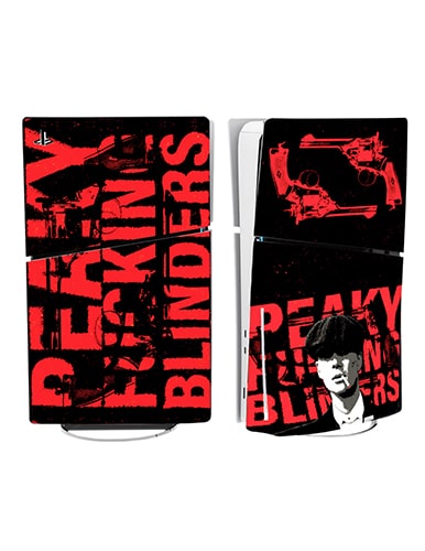 برچسب کنسول PS5 SLIM (GO) طرح Peaky Blinders