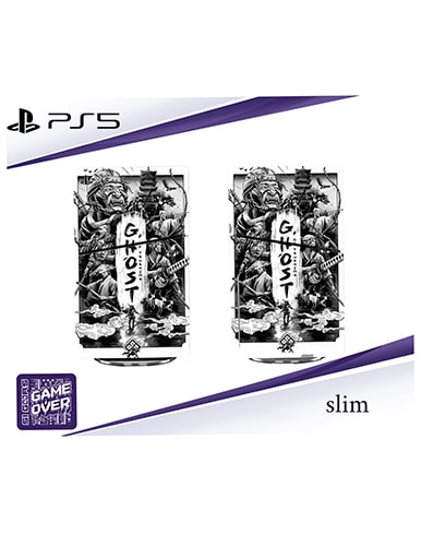 برچسب کنسول PS5 SLIM (GO) طرح شبح تسوشیما Ghost Of Tsushima - Image 2