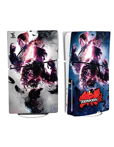 برچسب کنسول PS5 SLIM (GO) طرح TEKKEN کد A