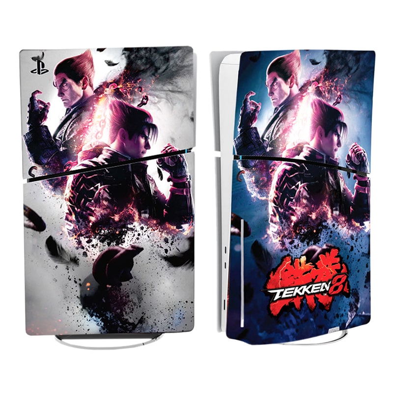برچسب کنسول PS5 SLIM (GO) طرح TEKKEN کد A - Image 3