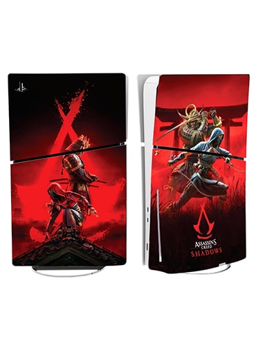 برچسب کنسول PS5 SLIM (GO) طرح Assassins Creed shadows