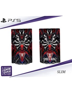 برچسب کنسول PS5 SLIM (GO) طرح spider-man 2 marvel