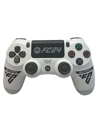 کنترلر بی سیم ps4 برند PLAY X طرح FC24 Blanc
