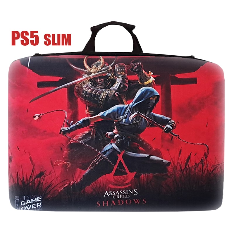 کیف حمل کنسول PS5 اسلیم طرح Assassins creed shadows - Image 4