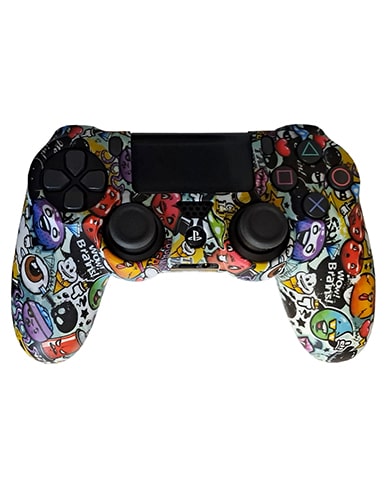 روکش دسته PS4 طرح wow