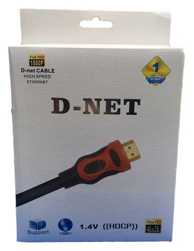 کابل HDMI دی نت مدل D 86 طول 3 متر - Image 3