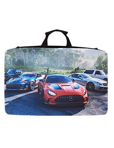 کیف حمل کنسول PS5 slim داخل مخمل طرح CAR