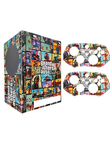 برچسب کنسول Xbox series s (iG) طرح GTA