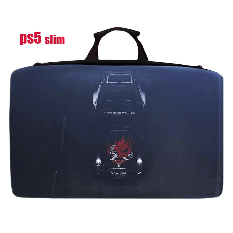 کیف حمل کنسول PS5 اسلیم طرح Cyberpunk Samurai - Image 3