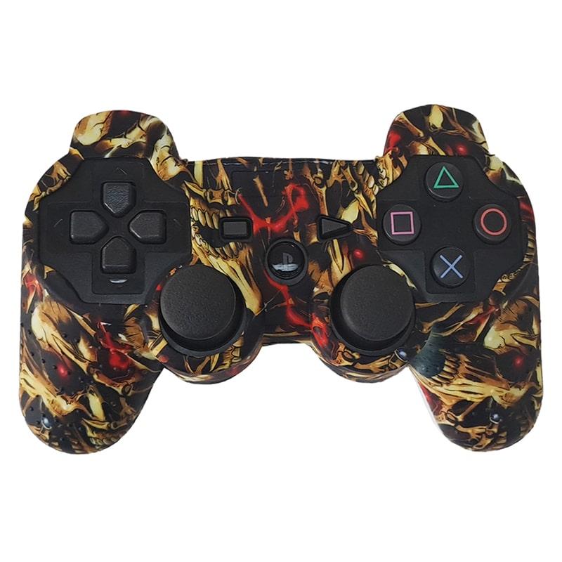 محافظ دسته PS3 طرح جمجمه چشم قرمز SKULL - Image 3