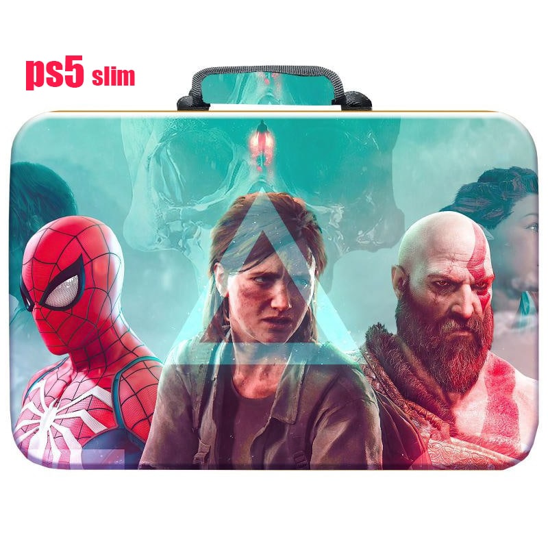 کیف حمل کنسول PS5 slim داخل مخمل طرح PS Exclusive - Image 3