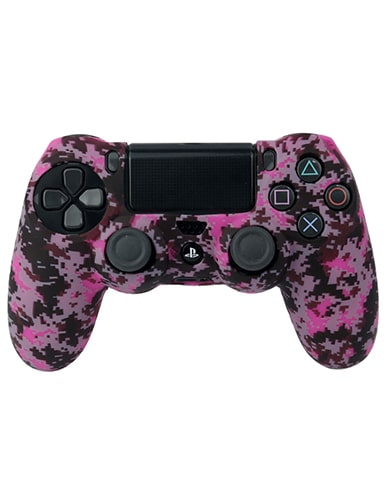 روکش دسته PS4 طرح ارتشی پیکسلی صورتی army
