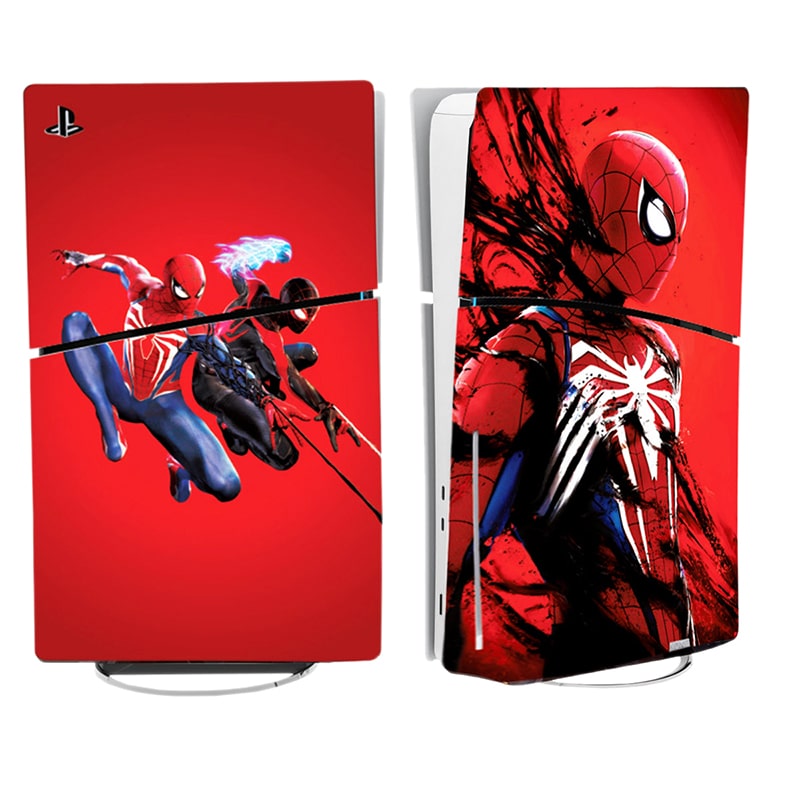 برچسب کنسول PS5 SLIM (GO) طرح مرد عنکبوتی spider man - Image 3