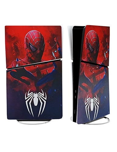 برچسب کنسول PS5 SLIM (GO) طرح 3 مرد عنکبوتی spider man
