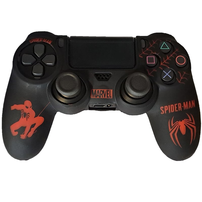 روکش دسته PS4 طرح مرد عنکبوتی spider man مشکی - Image 2