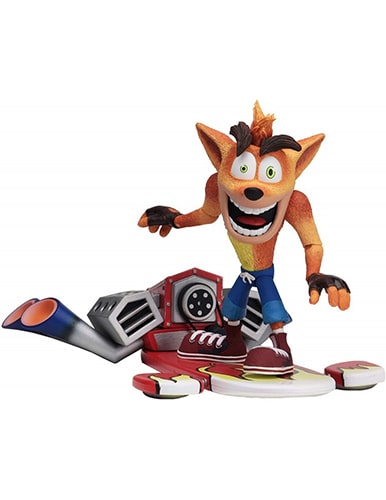 اکشن فیگور مدل کراش بندیکوت با جت بورد crash