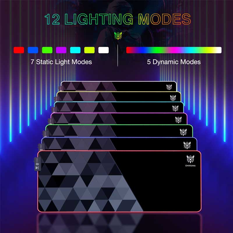 ماوس پد گیمینگ اونیکوما Onikuma MP-006 RGB - Image 3