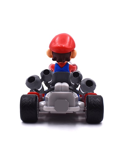 اکشن فیگور ماریو به همراه ماشین عقب کش mario - Image 2