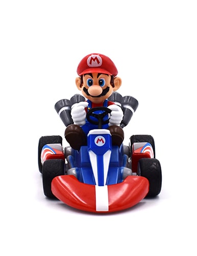 اکشن فیگور ماریو به همراه ماشین عقب کش mario - Image 3