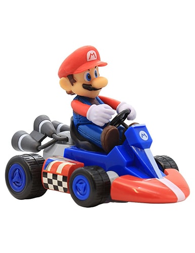 اکشن فیگور ماریو به همراه ماشین عقب کش mario - Image 4